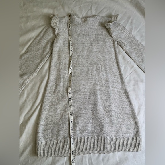 The Children's Place Cream Sweater with Ruffle Accents size 4 - Picture 6 of 7